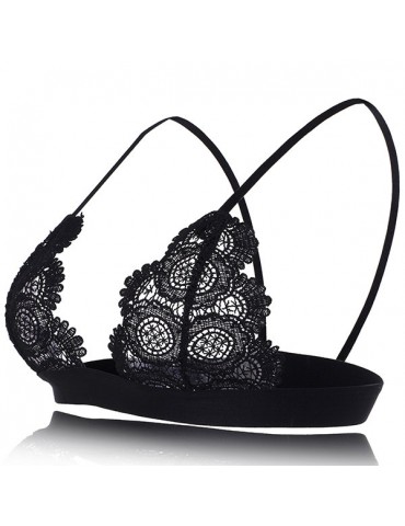 Sexy Lace Hollow Out Breathbale Unlined Wireless Bralettes