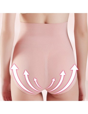 Honeycomb High Waist Cotton Crotch Lifting-Hips Breathable Panties