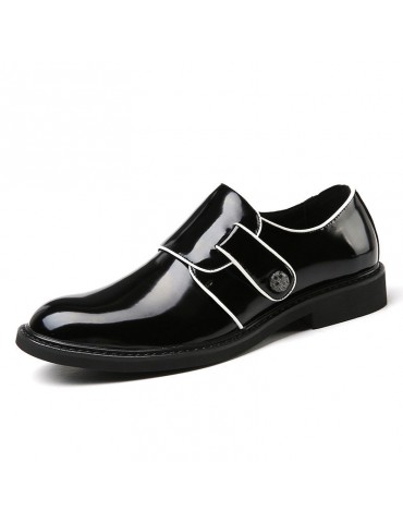 Men British Style Microfiber Leather Slip Resistant Formal Shoes