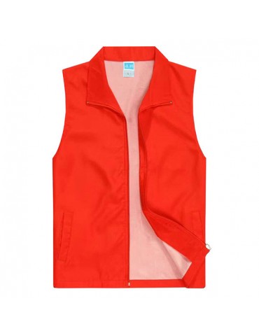 Voluntary Solid Color Wind Resistant Waist Coat Vest for Men