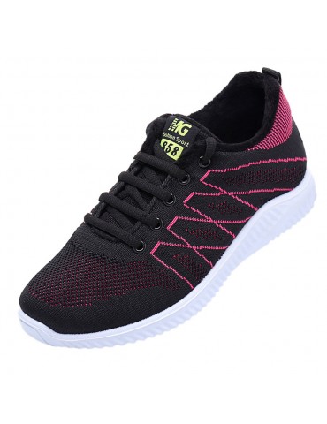 Mesh Warm Lining Lace Up Sport Casual Shoes