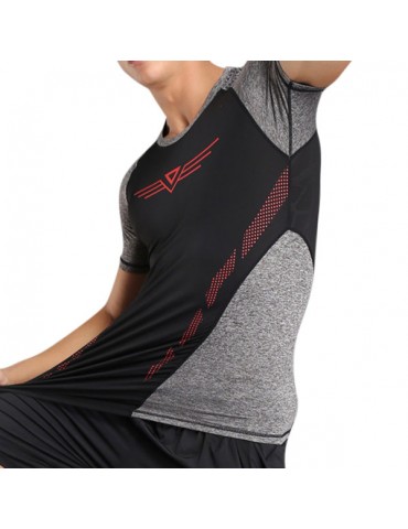 Mens Quick-drying Breathable Skinny Fit Tops Fitness Training Jogging Sport T-shirt