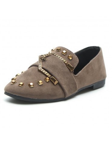 Round Toe Belt Buckle Rivet Flats