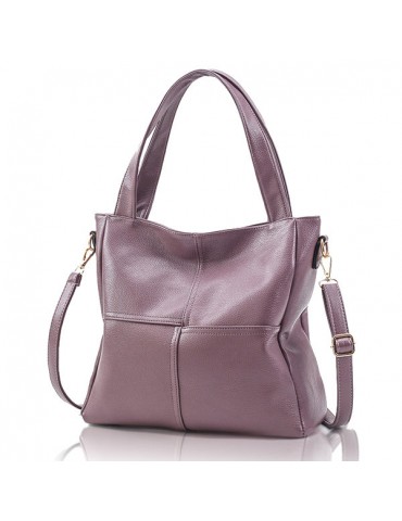 Women PU Leather Patchwork Shoulder Bag Crossbody Bags