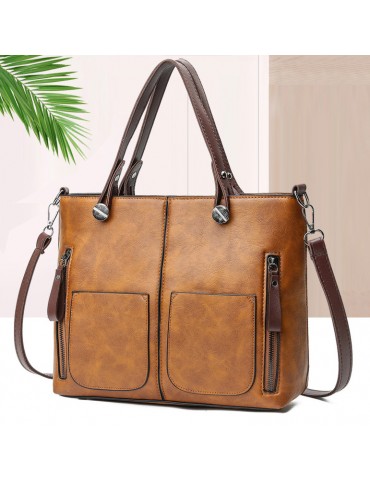 Women Vintage Faux Leather Handbag Shoulder Bags Crossbody Bags