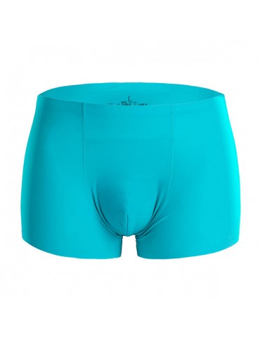 Ice Silk Breathable Soft Seamless Thin Boxers Briefs for Men