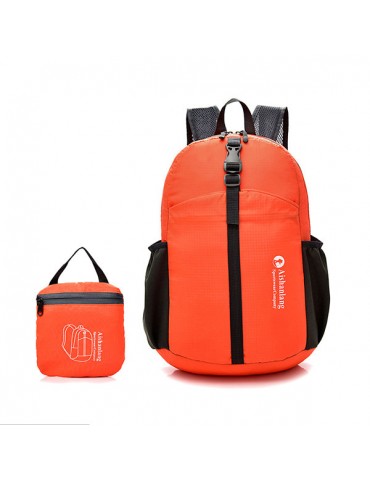 Women Men Casual Light Folding Shoulder Bag Backpack Sports Travel Bags