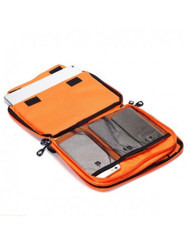 Casual Multifunctional Canvas Multi-pocket Ipad Store Bag Phone Bag Storage Bag