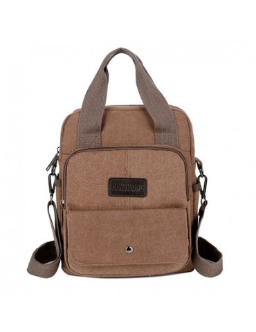 Vintage Canvas Multi-functional Handbag Crossbody Bag Backpack For Men