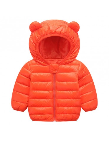 Waterproof Girls Boys Lightweight Downs Parkas Kids Warm Coat For 1Y-7Y