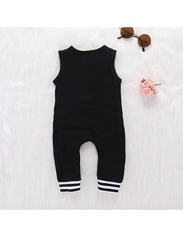 Cute Sleeveless Baby Boy Summer Jumpsuit For 0-24M