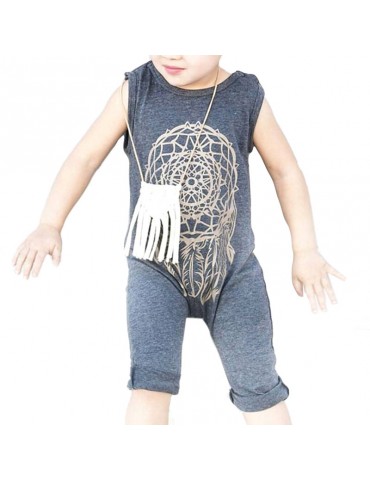 Dream Catcher Baby Boy Girls Romper Sleeveless Jumpsuit For 0M-4Y