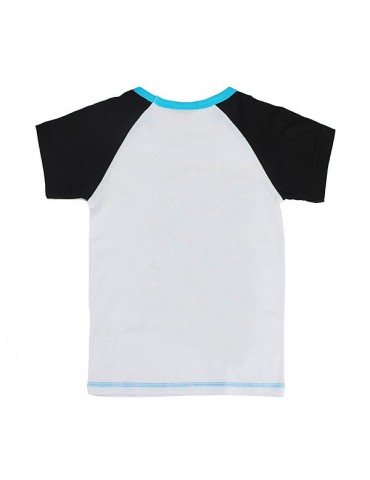 Motorcycle Baby Children Boy Pure Cotton Short Sleeve T-shirt Top