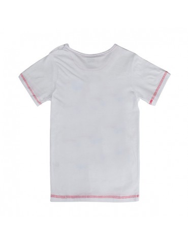 Lovely Bus Baby Children Boy Pure Cotton Short Sleeve T-shirt