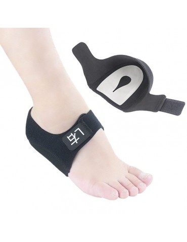 Unisex Gel Velcro Reduce Fatigue Shock Absorption Keep Warm Heel Protector