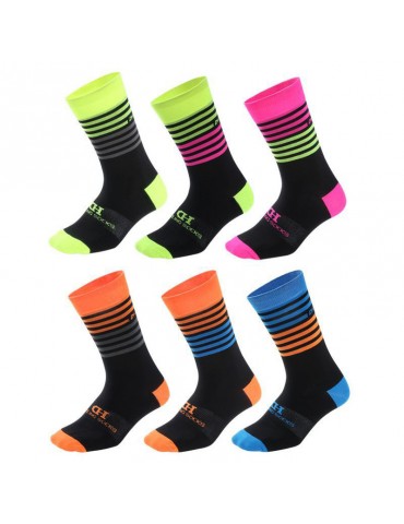 Mens Breathable Wicking Bicycle Sports Socks Deodorant Compression Running Basketball Socks