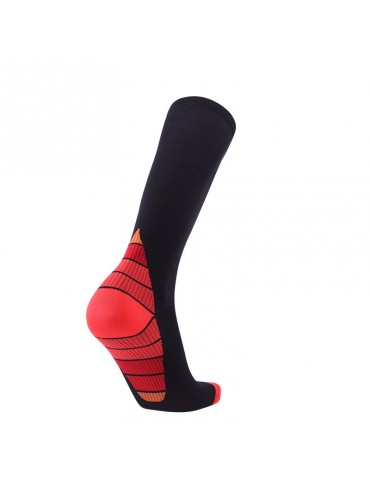 Mens Breathable Wicking Sports Socks Tightening The Calf Prevent Muscle Strain Long Tube Socks