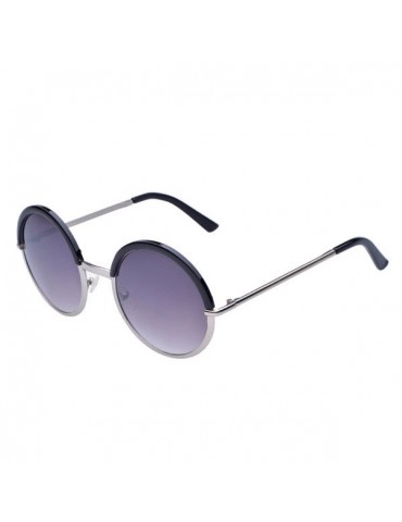 Men Women Retro Round Lens UV Protection Sunglasses Full Frame Eyewear